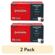 (2 pack) Community Coffee Signature Blend Pods for Keurig K-cups 72 Count