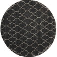 thumbnail image 2 of Nourison Amore Shag Charcoal 6'7" x ROUND Area Rug, (7 Round), 2 of 6
