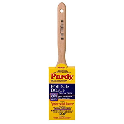 Purdy 144300025 Ox-O-Thin Ox Hair Flat Paint Brush 2-1/2 W in with Wood Handle Purdy 144300025 Ox-O-Thin Ox Hair Flat Paint Brush 2-1/2 W in with Wood Handle