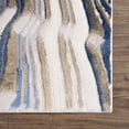 thumbnail image 5 of Abani Regal Collection Elegant Modern 7'9" x 10'2" Grey Blue Topography Mapping Area Rug, 5 of 5