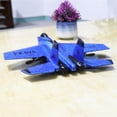 thumbnail image 3 of Avión de control remoto SU35, modelo de avión de espuma para interiores, regalo de Navidad, tamaño pequeño Azul, 3 of 9