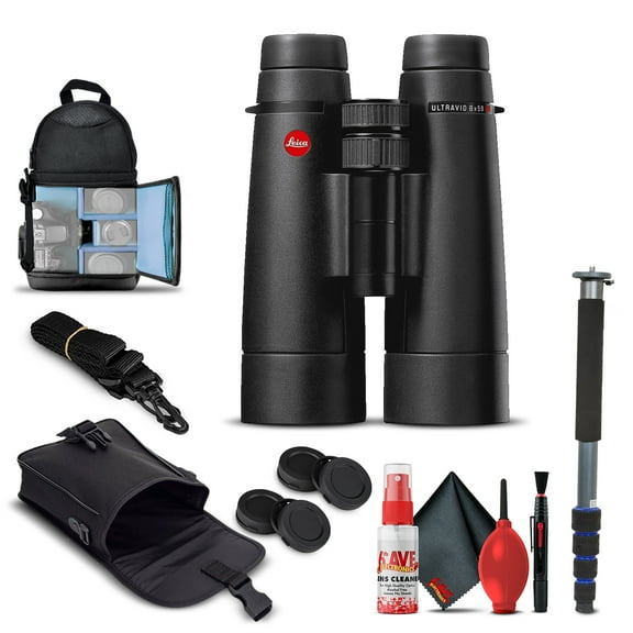 Leica 8 x 50 Ultravid HD-Plus Binoculars (40095)   Basic Bundle