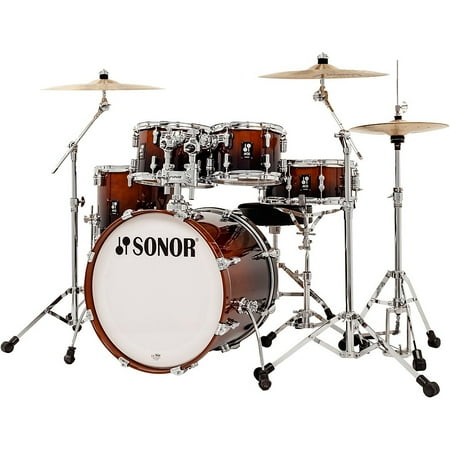 Sonor AQ2 Studio 5-Piece Maple Shell Pack w/ 20" Bass Drum - Brown Fade