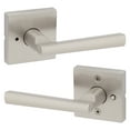 thumbnail image 6 of Kwikset Montreal Square Privacy Lever Doorknob Satin Nickel, 6 of 6
