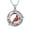 Cardinal-Pink, variant on Crystal Cremation Jewelry Hummingbird /Cardinal Circle of Life Urn Necklaces for Ashes for Women Men Keepsake Memorial Ashes Pendant Necklace