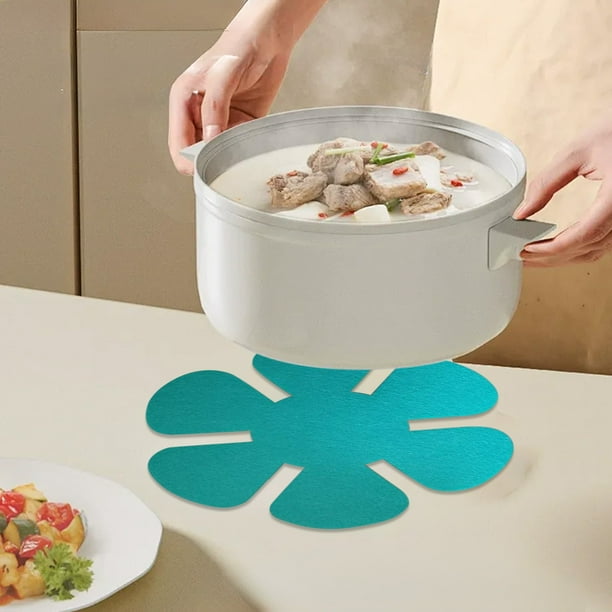 Lot De 12 Protège-Casseroles Antidérapants – Séparateurs De Poêles En Non-Tissé Gris – Protection Ustensiles Cuisine