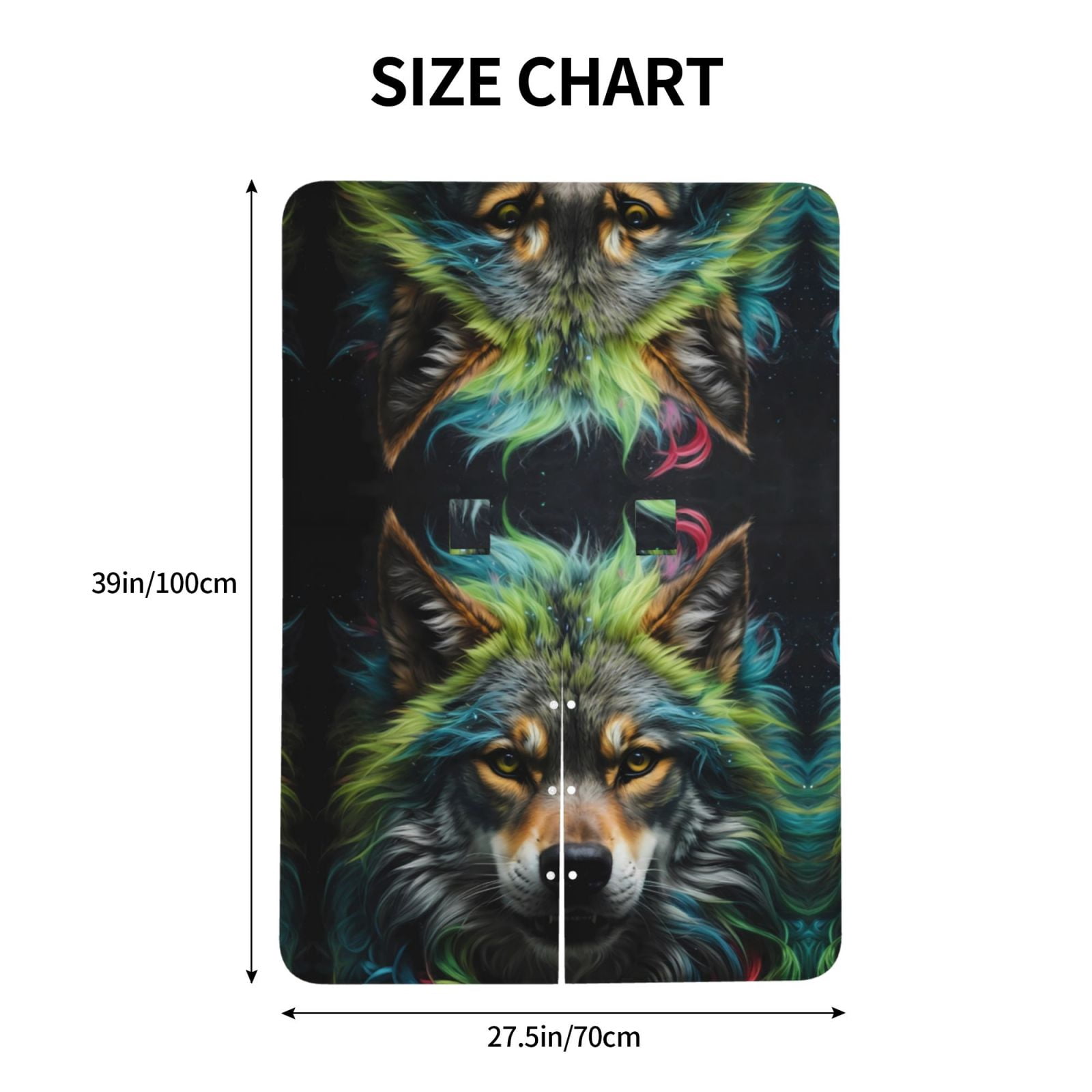 Car Seat Cover Baby - Realistic Style Colorful Wolf Breathable Infant Car Seat Cover for Baby Carseat, Lightweight Comfort Baby Essentials Must Haves Newborn Stuff for Girl Boy
