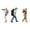 3pcs, variant on LeeQinersw 1:64 Miniature Figures Miniature People Figurines Hiking Collectibles Decorative 3pcs