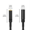 thumbnail image 2 of Mini XLR Male to 1/8 TRS Female Audio Converter Adapter Cable, 2 of 6
