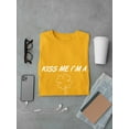 thumbnail image 3 of Kiss Me I'm A Supervisor Shamrock Men Gold T-Shirt, Male Medium, 3 of 4
