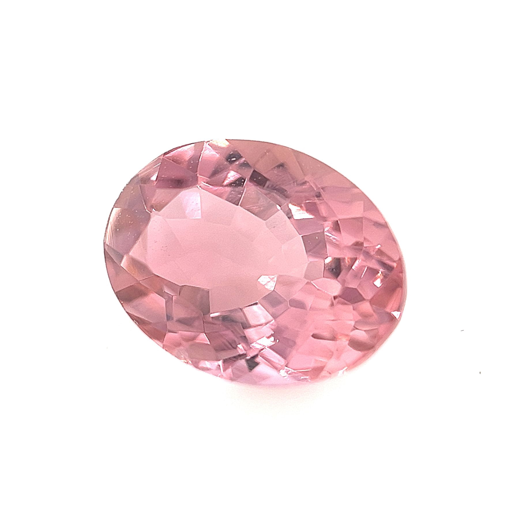 Certified Genuine 1 Carat Pink Tourmaline Oval Shape Mixed Cut 8x6 mm Loose Gemstone October Birthstone
