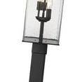thumbnail image 4 of 3 Light Outdoor Post Mount In Contemporary Style-120.25 Inches Tall And 9.25 Inches Wide-Black Finish-Seedy Glass Color Z-Lite 592Phbs-536P-Bk, 4 of 8
