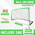 thumbnail image 4 of BOHEN 9x5FT Portable Soccer Goal for Kids Backyard with Carry Bag - Easy Folding Lightweight Fun for Outdoor Indoor Training Games for Teen Youth Adult (Green, 9x5FT, 1 Pack), 4 of 8