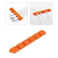 thumbnail image 4 of Clip cables Orgazador de cables Orgazador de cables USB Soportes de cable coche de escritorio Naranja perfke Enrollador de cable, 4 of 9