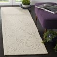thumbnail image 5 of SAFAVIEH Martha Stewart Block Print Rose Floral Wool Area Rug, Glass Of Milk, 8' x 10', 5 of 10