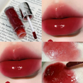thumbnail image 1 of Brillo de labios transparente con efecto espejo nude color rosa cristal, hidratante, duradero, no pegajoso, brillo de labios sexy, lápiz labial líquido ligero al agua, 1 of 5