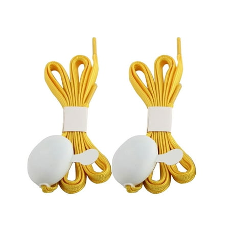 

1 Pair LED Shoe laces Lights Up Flashing Light Shoestrings for Christmas Party Cycling Dancing Hiking Hip-hop Running Decorations (Yellow)