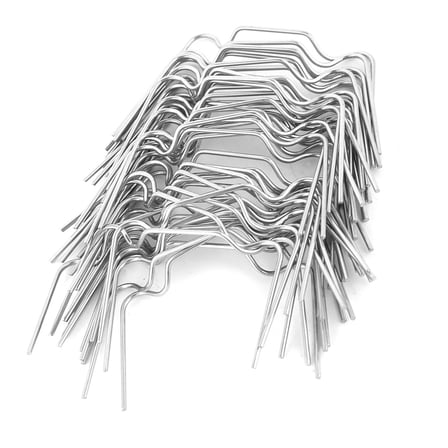 Set of 50 Stainless Steel Greenhouses Glass Retainer Clip AntiRust Spring Clamp W Shape Clip For Secure Frame Attachment