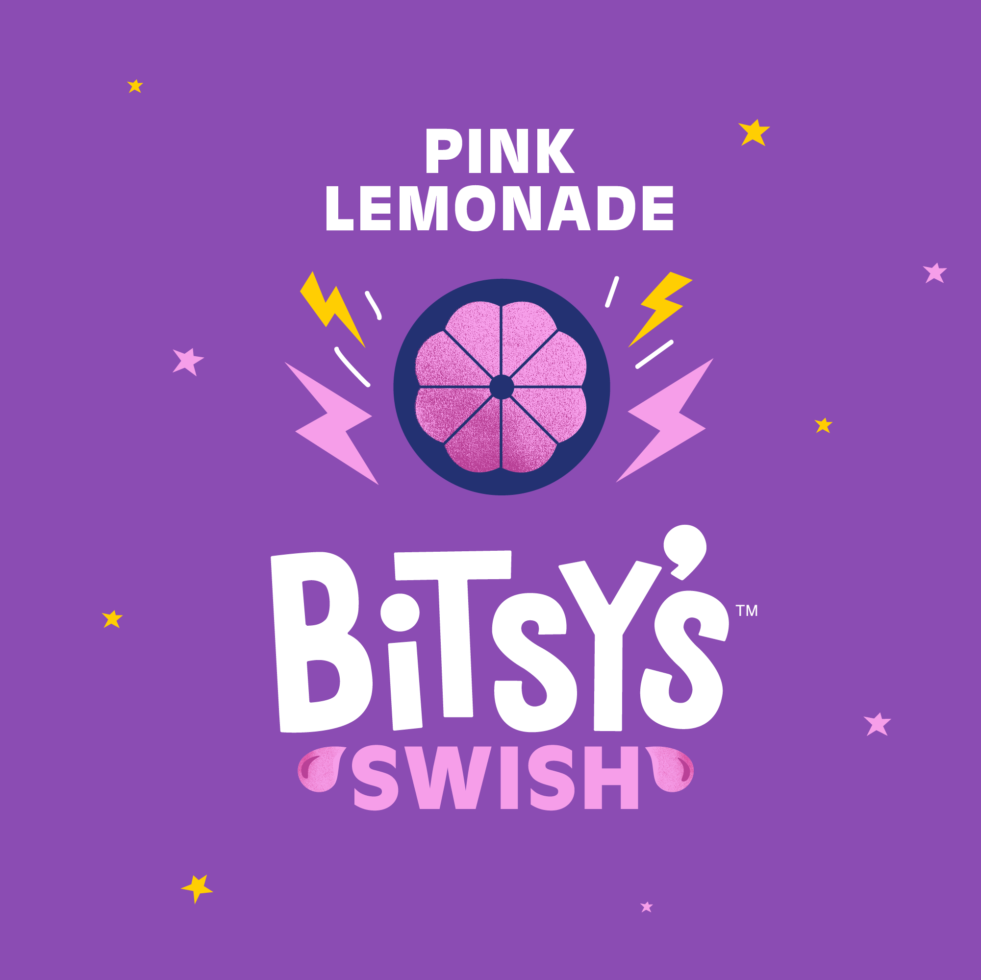Bitsy's Swish Pink Lemonade Electrolyte and Immunity Sports Drink Mix for Kids, Vitamin C and Zinc Hydration Powder, 6 Packets - image 3 of 7
