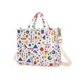 thumbnail image 7 of FORMRS Womens Corduroy Tote Bag Crossbody Shoulder Handbag with Pocket, Simple Shapes, 7 of 7