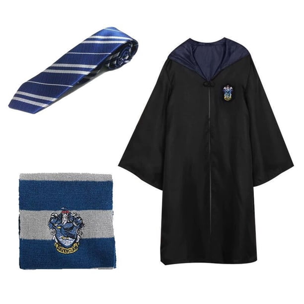 Toga Mágica De La Academia Juego de 6 piezas Potter Cosplay Durable Harry Outfits Negro para adulto (135) Likrtyny libre de BPA