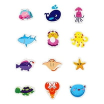 12 Animal Magnetic Refrigerator Magnets, Fridge Magnets for Kids Animals Refrigerator Magnets for Toddlers Fridge Magnets Baby Educational Children Learning Toy Full Back Magnets for Kids Whiteboard