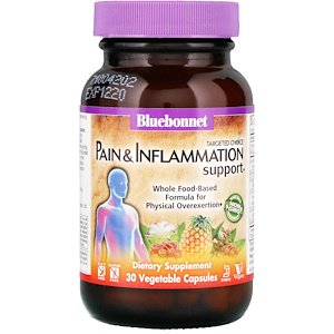 Bluebonnet Nutrition, Targeted Choice, Pain & Inflammation Support, 30 Vegetable Capsules (Pack of (Best Vegetables For Inflammation)