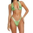 thumbnail image 2 of Yunliwuli Women's 2 Piece Swimsuits Tie-dye Print Thong Bikini Set Summer Two Piece Bathing Suits, 2 of 10