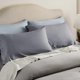 thumbnail image 4 of Grey Silk Cooling Pillowcase Set of 2, Satin Pillowcases for Hair and Skin, Soft & Breathable Pillow Case with Envelope Closure, 20x26 inches, 4 of 5