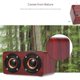 thumbnail image 5 of Altavoz Bluetooth Retro de Madera, Altavoces Inalámbricos Duales de 5 W con Sonido Envolvente 3D, 5 of 8
