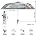 thumbnail image 3 of FORMRS Travel Umbrella Folding Auto Open Close Windproof Rain UV Protection, River and Mountains, 3 of 8