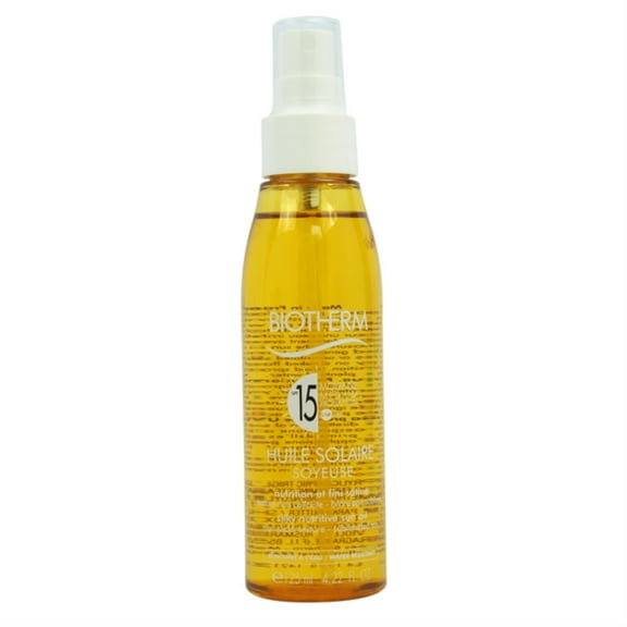 Biotherm Huile Solaire SPF 15 - Silky Nutritive Sun Oil, 4.22 Oz