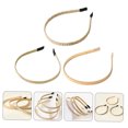 thumbnail image 4 of unbranded 3Ud Diademas Metálicas Doradas Finas Para Mujer Accesorio Duradero Ideal Para Reuniones Y Fiestas, 4 of 6