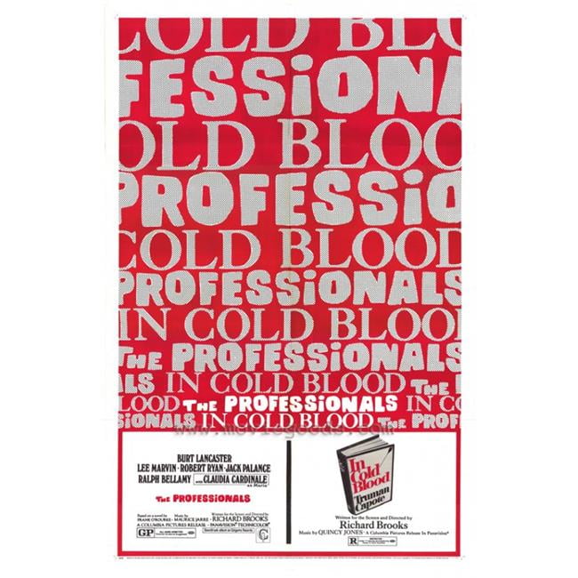 Posterazzi MOVIH3720 Professionals & in Cold Blood Movie ...