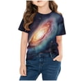 thumbnail image 6 of Boys Girls Toddler Short Sleeve T-Shirt with Fun Print, Soft Breathable Fabric for Casual Everyday Wear, 6 of 9