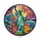 thumbnail image 2 of Acrylic Puzzles Suncatcher Window Hanging 83 Pieces Stained Glass Acrylic Puzzle Song Decoration For Women Men Mom Birthday Home Decor, 2 of 9
