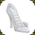 thumbnail image 4 of Chic High Heels Shape Ring Holder Resin and Cloth Jewelry Display Rack for Home and Shop Multi Size, 4 of 9