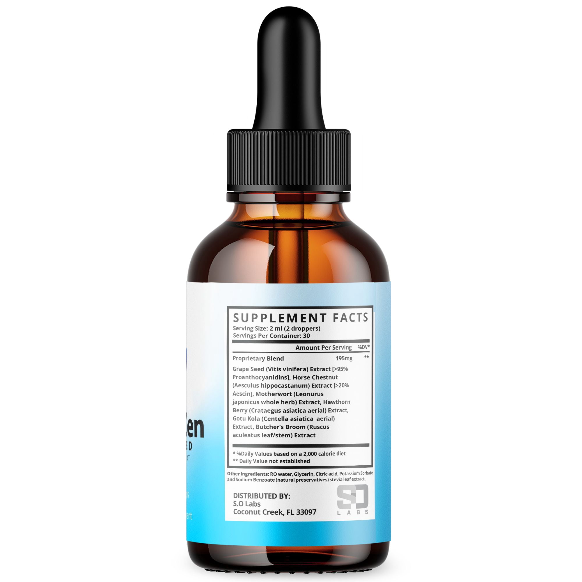 GlucoZen Advanced Formula Drops Natural Support Supplement Gluco Zen 150 Servings