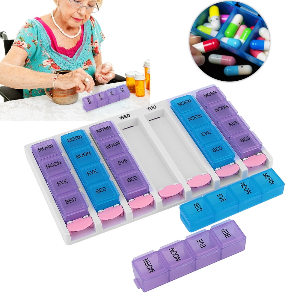 Download Ccdes Pill Box 7 Days 4 Times a Day 28 Compartments Pill ...
