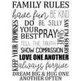 thumbnail image 2 of Allen, Kimberly 25x32 Gold Ornate Wood Framed with Double Matting Museum Art Print Titled - Family Rules BW, 2 of 4