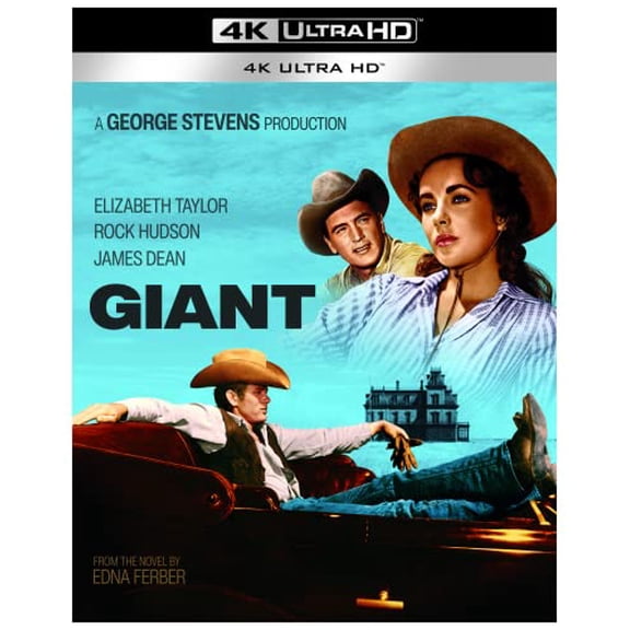 Giant (1956) (4K Ultra HD) Elizabeth Taylor James Dean Rock Hudson