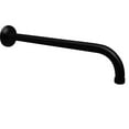 thumbnail image 5 of Westbrass 12" Round Rainfall Shower Head with 10" Wall Mount 90-Degree Arm, Matte Black, 5 of 10