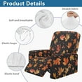 thumbnail image 5 of Xixirimido Fall Maple Leaf Recliner Chair Covers 4 Pieces, Stretch Lazy Boy Recliner Cover, Recliner Sofa Slipcover with Pockets, Furniture Protector for Living Room, Pets, Kids, 5 of 8