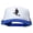 Royal White, variant on Player Jumping Embroidered Foam Panel Mesh Snapback - Navy White OSFM