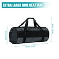 thumbnail image 1 of Snorkel Bag Dive Gear Bag Foldable Mesh Design Easy to Carry for Diving Snorkeling Surfing  PVC Zipper Durable Nylon, 1 of 7