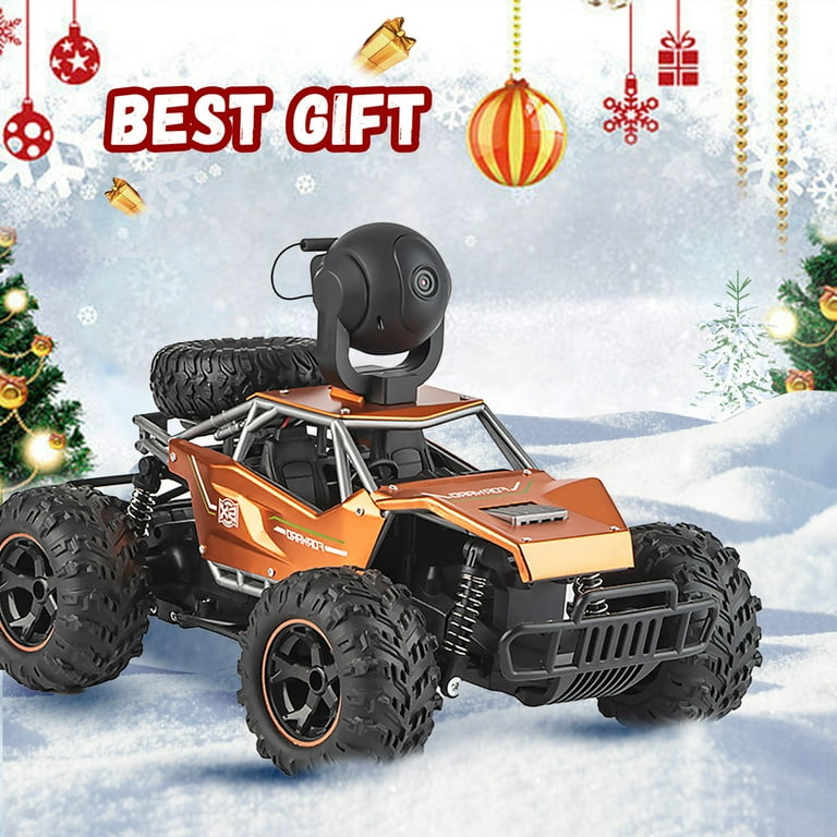 Keenstone 1 14 Scale RC Car with 5G HD 1080P FPV Camera 2.4Ghz Remote Control Car High Speed Electric Carrier Vehicle Monster Trucks for Kids