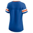 thumbnail image 3 of Women's Fanatics Royal New York Islanders Iconic Athena Lace-Up T-Shirt, 3 of 3