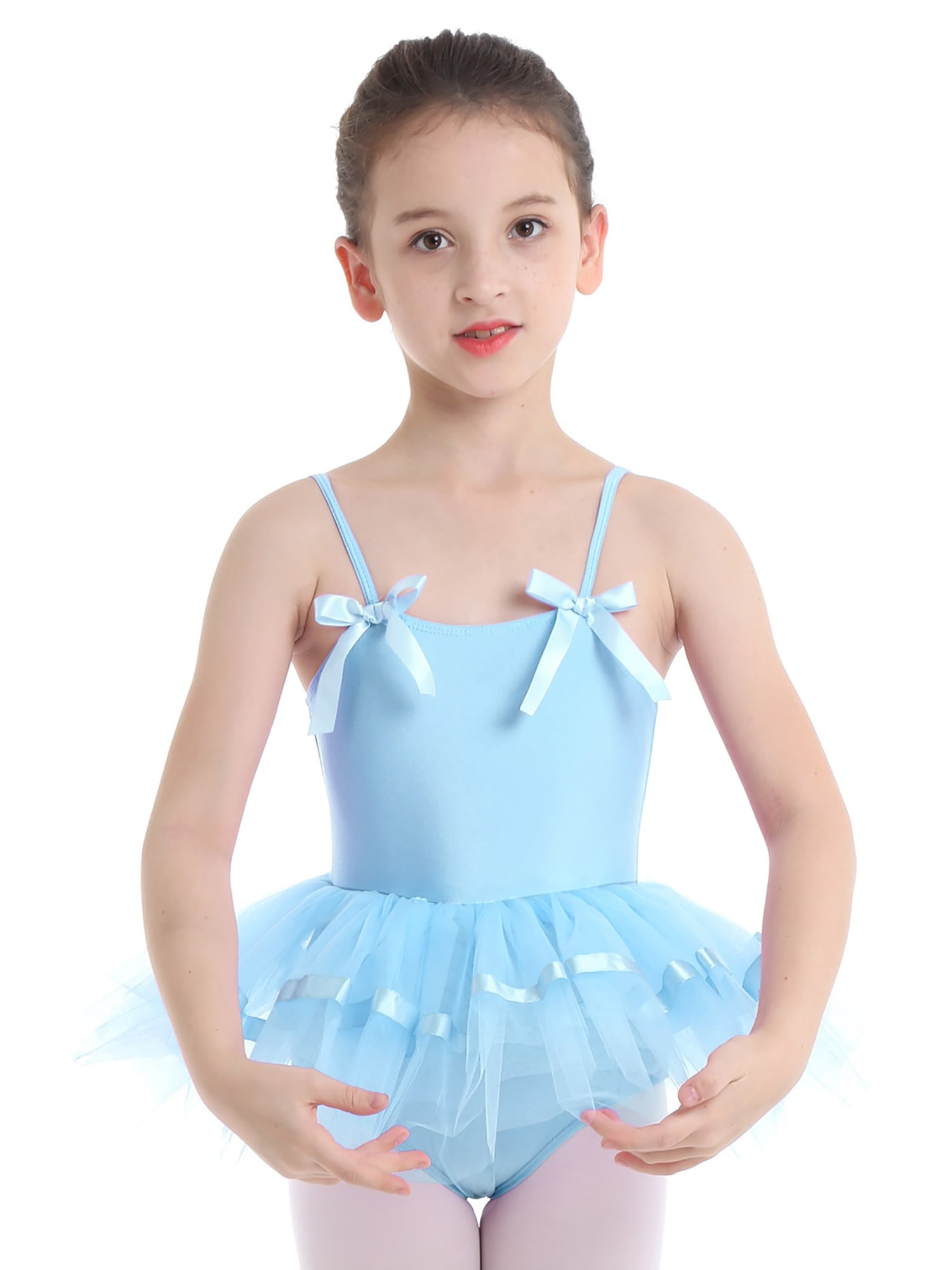 Tutu Sequinned Party Princess Clothes Costume Girls Kids Dance Dress Ballet Gym 