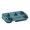 B, variant on Deep Divided Food Tray with Multi Compartments for Cafeteria Meals Portion Control and Balanced Dining at Home or School