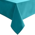 thumbnail image 1 of Turquoise Tablecloth for Rectangle Tables - Waterproof and Spillproof Washable Fabric Table Cloth for Dining Room Kitchen Party, 60 x 102 Inch, 1 of 5